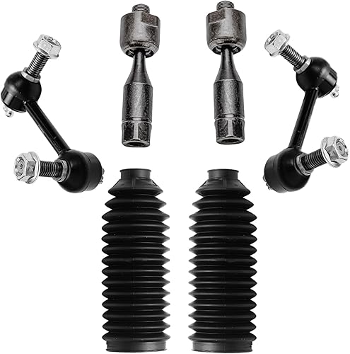 Miniatura 306 de Detroit Axle - Kit de extremo delantero de 14 piezas para Hyundai Tucson 2005-2009 Kia Sportage 2005-2010 2 brazos de control inferiores, 2 rótulas