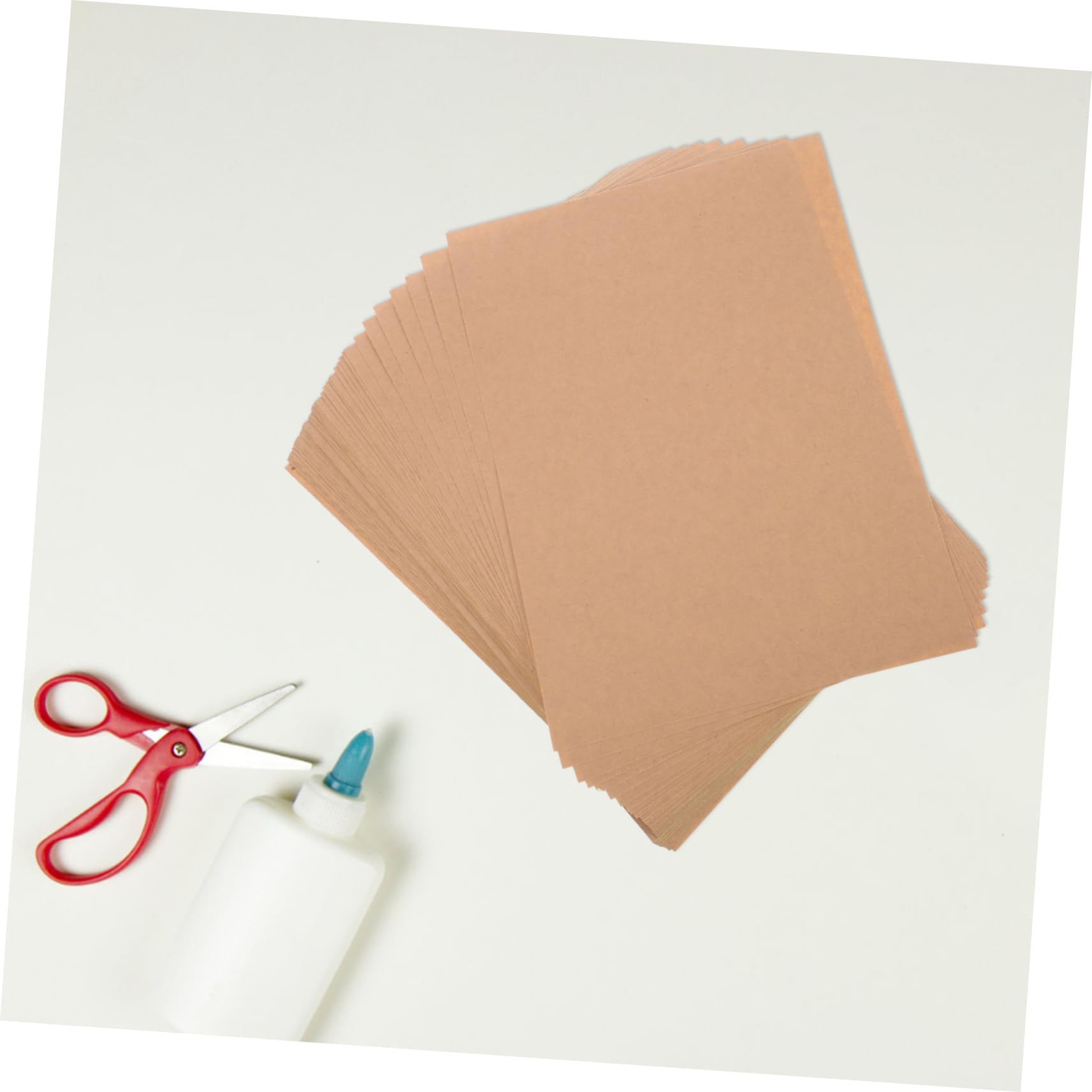 Artibetter 50fogli Etichette Autoadesive Carta Kraft Carta Stampabile Per Etichette Resistente Allo Sbiadimento Facile Usare Per Ufficio e Te