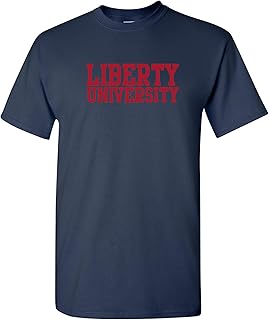Liberty Flames Basic Block, Team Color T Shirt, College, University