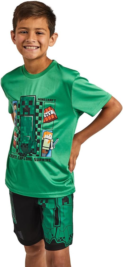 Bioworld Dragonball Z 3-Pack Boy's Short Sleeve Tee, Muscle Tank, Athletic Shorts Set - Image 5