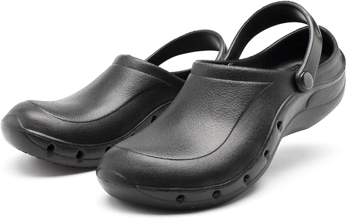 YEFSHAYEFSHA Professional work shoes, oil-proof, waterproof, non-slip, men and women safety chef shoes, doctor and nurse shoes