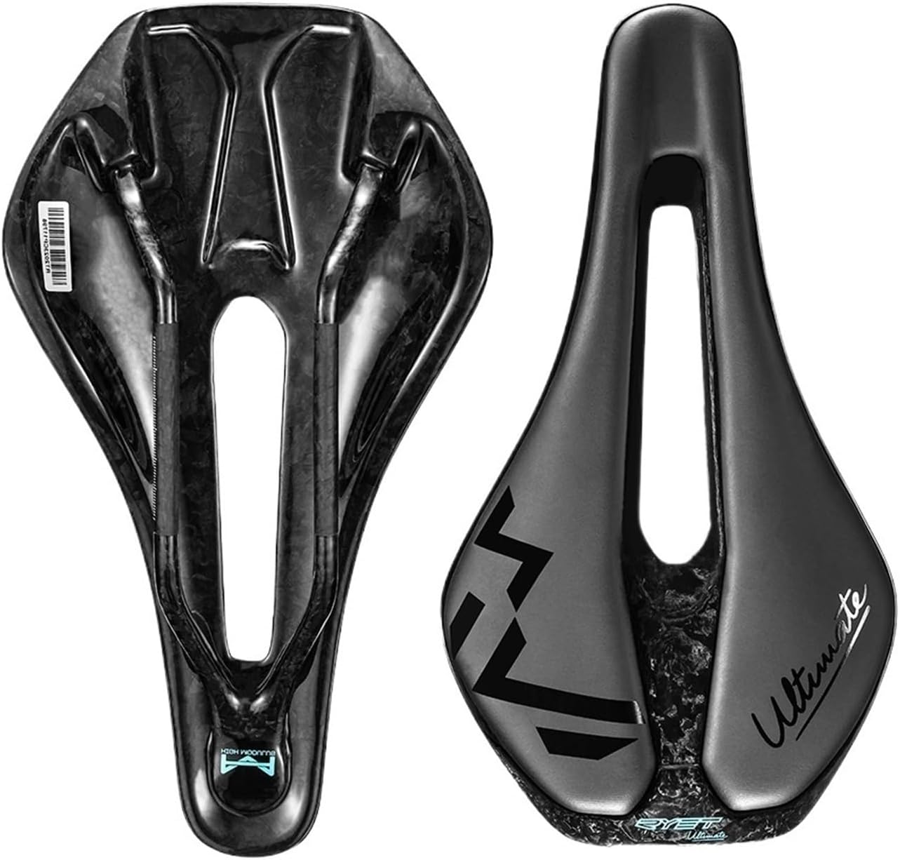 RYET 3D Printed Bike Saddle Ultralight Carbon EVA Saddle 135/143mm 105g Bike Saddle Gravel Road Bike Fit for Seat Parts