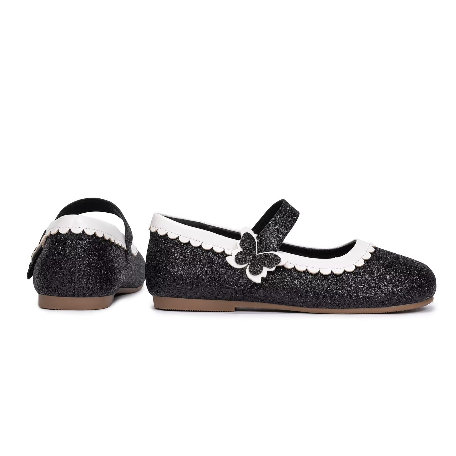 Frank Mully Mary Jane - Zapatos planos elegantes para niñas, para bodas, uniformes y fiestas para niños pequeños