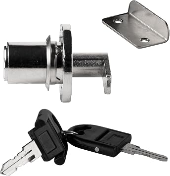 Zamak 14.03.004-1 Door Lock with Master Key System J11 for Flaps, Sliding Doors, Cabinets