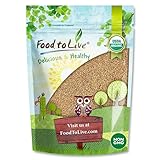 Food to Live Organic Ground White Chia Seeds, 8 Ounces – Raw Natural Milled Seeds. Non-GMO, Kosher, Vegan, Bulk