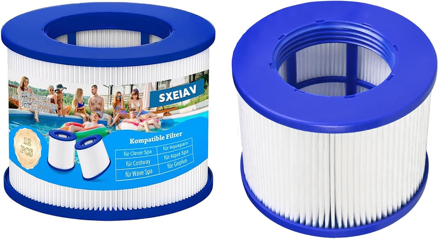 Hot Tub Replacement Threaded Filter Cartridges,Screw-in Hot Tub spa Filters for All Relxtime, Aleko, Wejoy,Aquaspa Hot Tubs & Other Spas(2pack)
