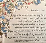 Desiderata Gallery Medici Style - DESIDERATA Quote by Max Ehrman on Handmade Florentine Paper with 24k gold leaf (Imported from Italy)