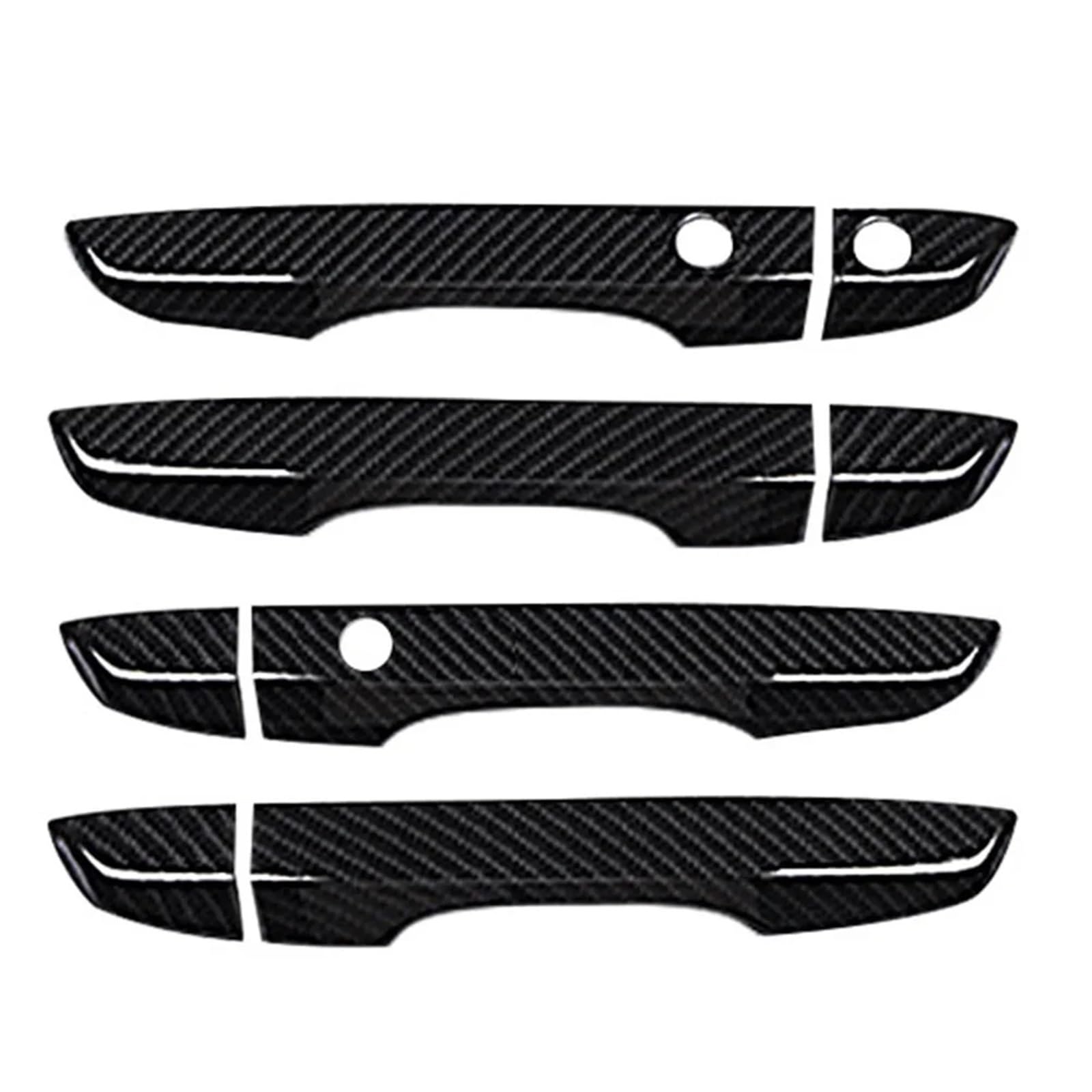 CFAYRLMS Door Pull Cover Compatible with for Civic for 10th 2016-2019 Car Decor Door Handles Covers 4PCS Door Handle Covers with Keyless Entry Exterior