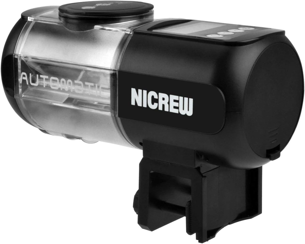 NICREW Automatic Aquarium Fish Feeder, Fish Food Dispenser for Fish Tank, Battery Operated Food Timer for Aquarium