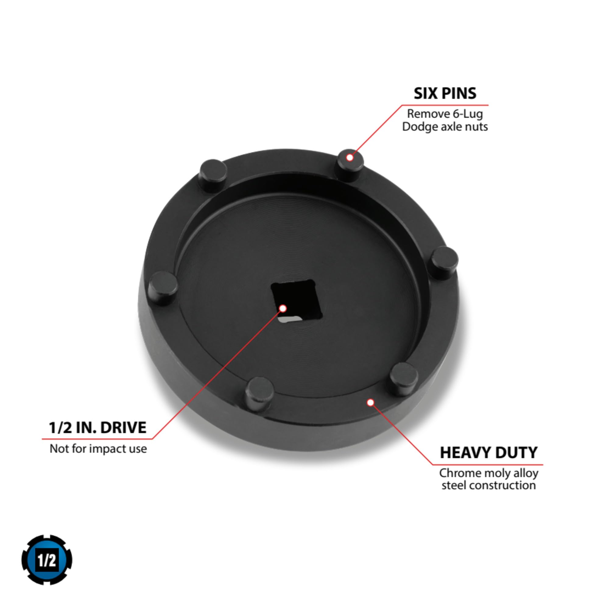 Amazon.com: Performance Tool W83009 Heavy Duty 6 Lug Dodge Axle