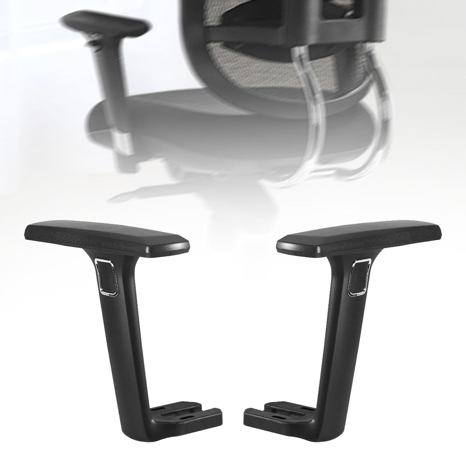 Milageto 2 reposabrazos para Silla, cómodo y fácil de Instalar, Accesorio Universal para Brazos de Silla de Juegos, Silla de Oficina, Estilo a