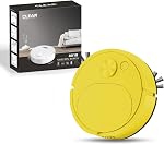 Mini Robot Vacuum, Robot Vacuum and Mop Combo, Strong Suction, Automatic Avoidance, USB Charging Robotic Vacuum Cleaner for Household Fine Dust, Pet Hair (Black)