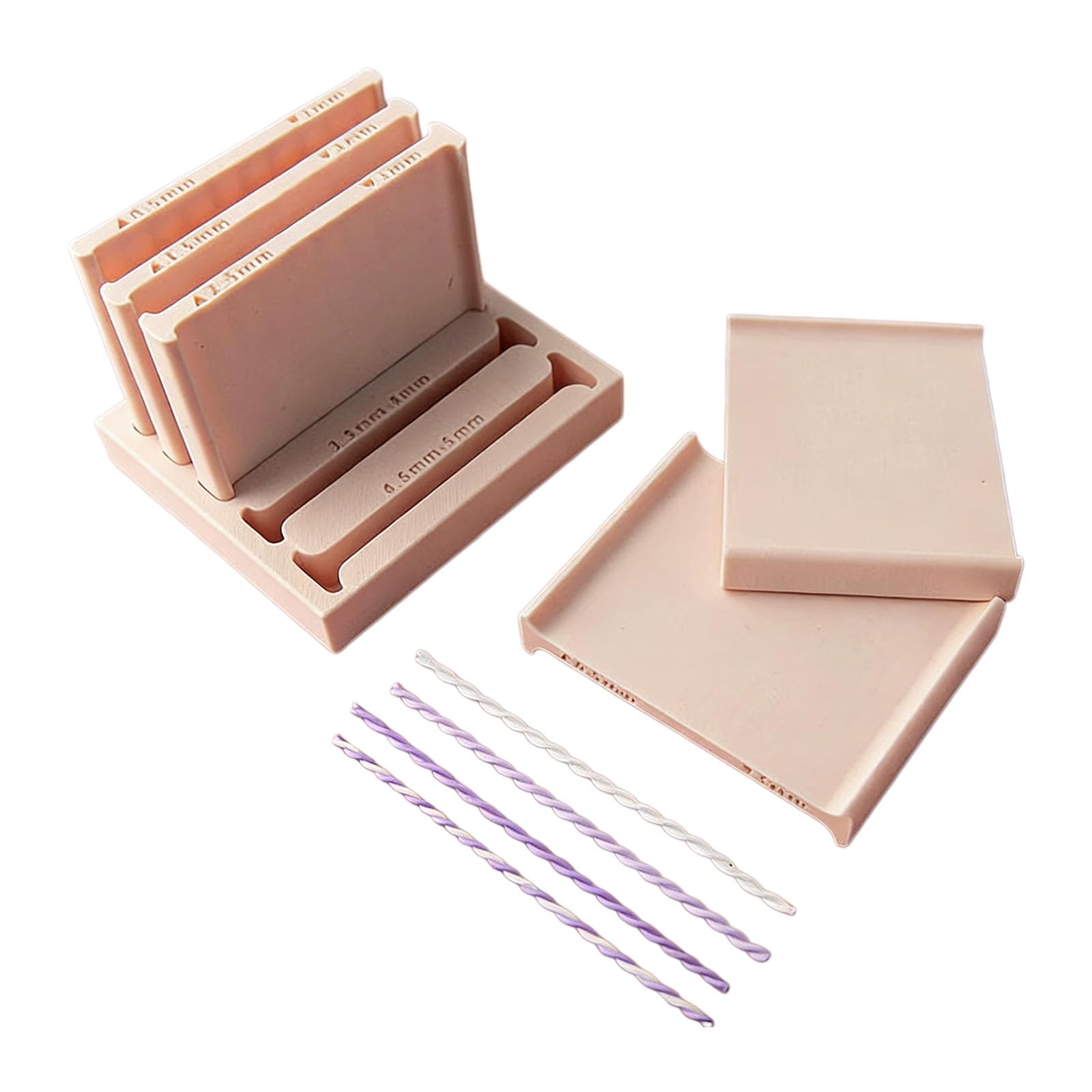 Jazuaiao Polylactic Acid Rolling Pin for Artists Teachers Hobbyists with 5mm Thickness Modifiable Clay Drum