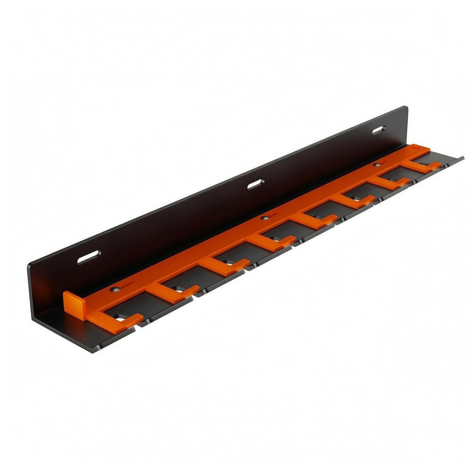 Soporte para Herramientas Neumáticas Organizador Perchero Estante con 8 Ranuras para Acceso Rápido Visible Metal Robusto con Anclajes Incluidos