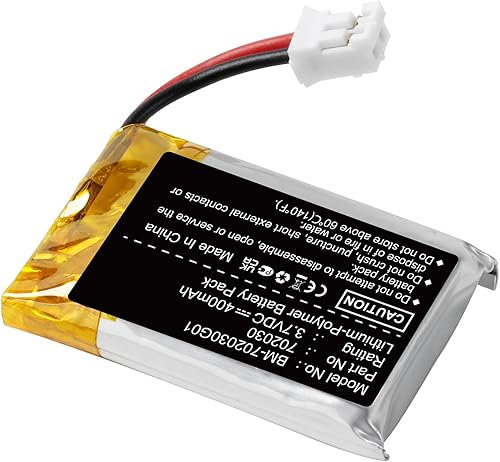 Miniatura 5 de 702030 batería 400mAh LI-PO batería recargable con conector PH2.0.000 in2Pin