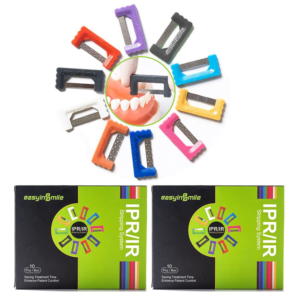 SNAWOP Dental Polishing Strips 2 Packs Orthodontic Interproximal Reduction IPR/IR