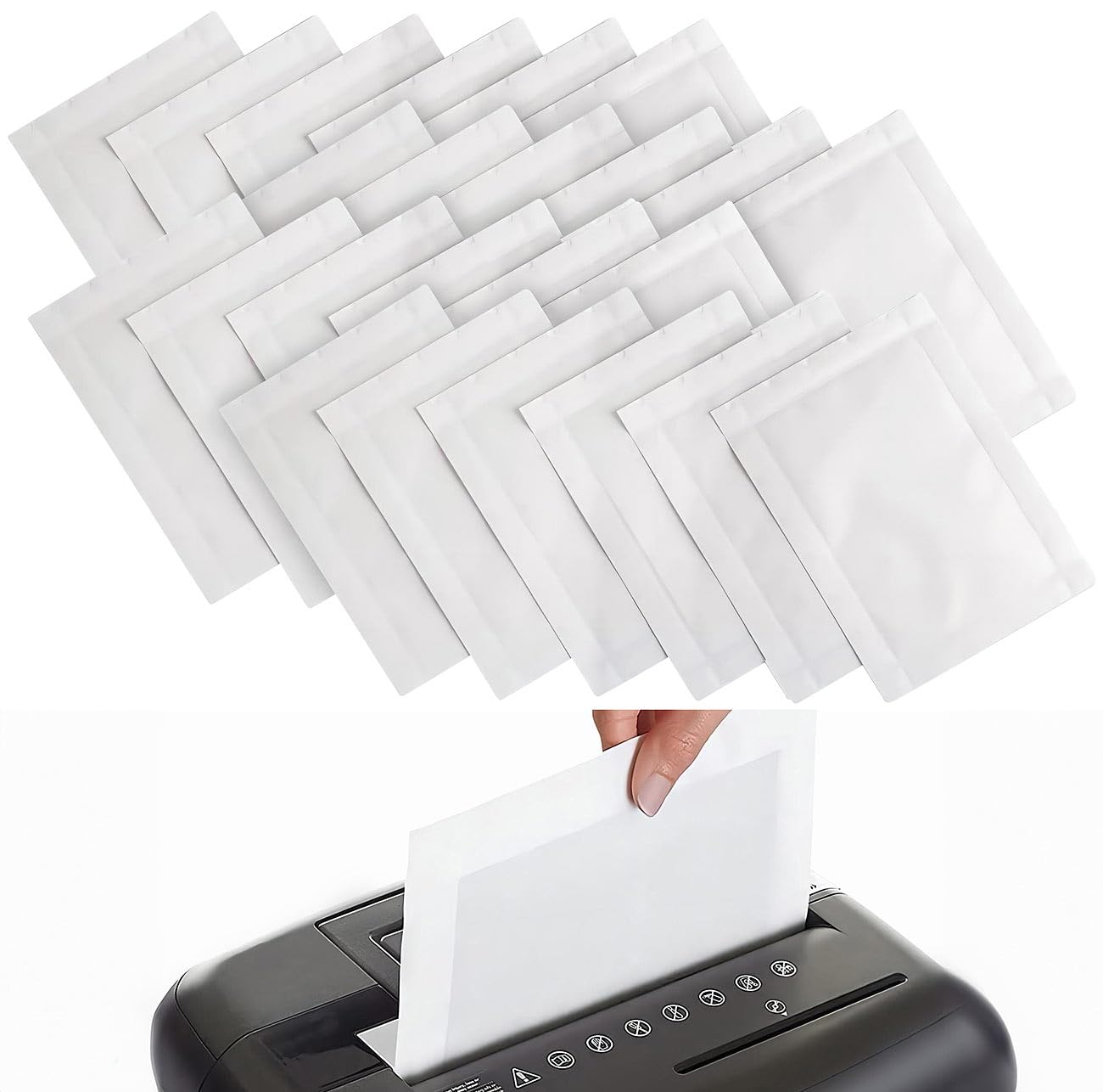 Aktenvernichter-Ölblatt: 24er-Set Universal-Schmiermittelblätter für Aktenvernichter, DIN A4/A5 (Schmierstoff, Öl-Blätter, Schredder)