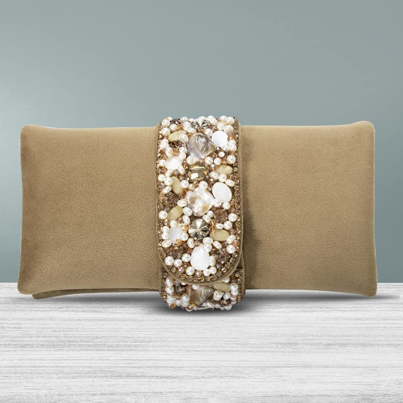 Image of Aheli Clutch Purses Gift for Women Handmade Evening Sling Handbag Stylish Bridal Fashion Bag