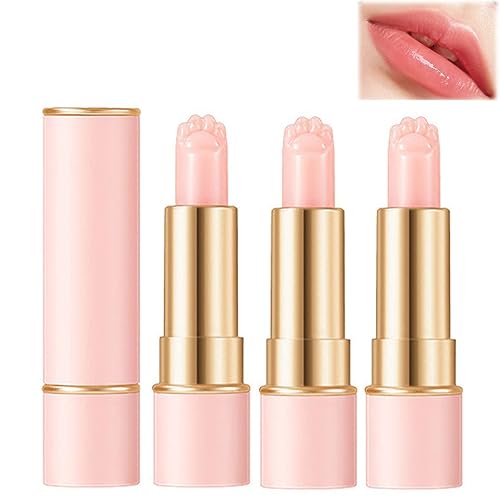 Lippo Thermochromic Lip Balm, Color Changing Lip Balm, Cat Paw