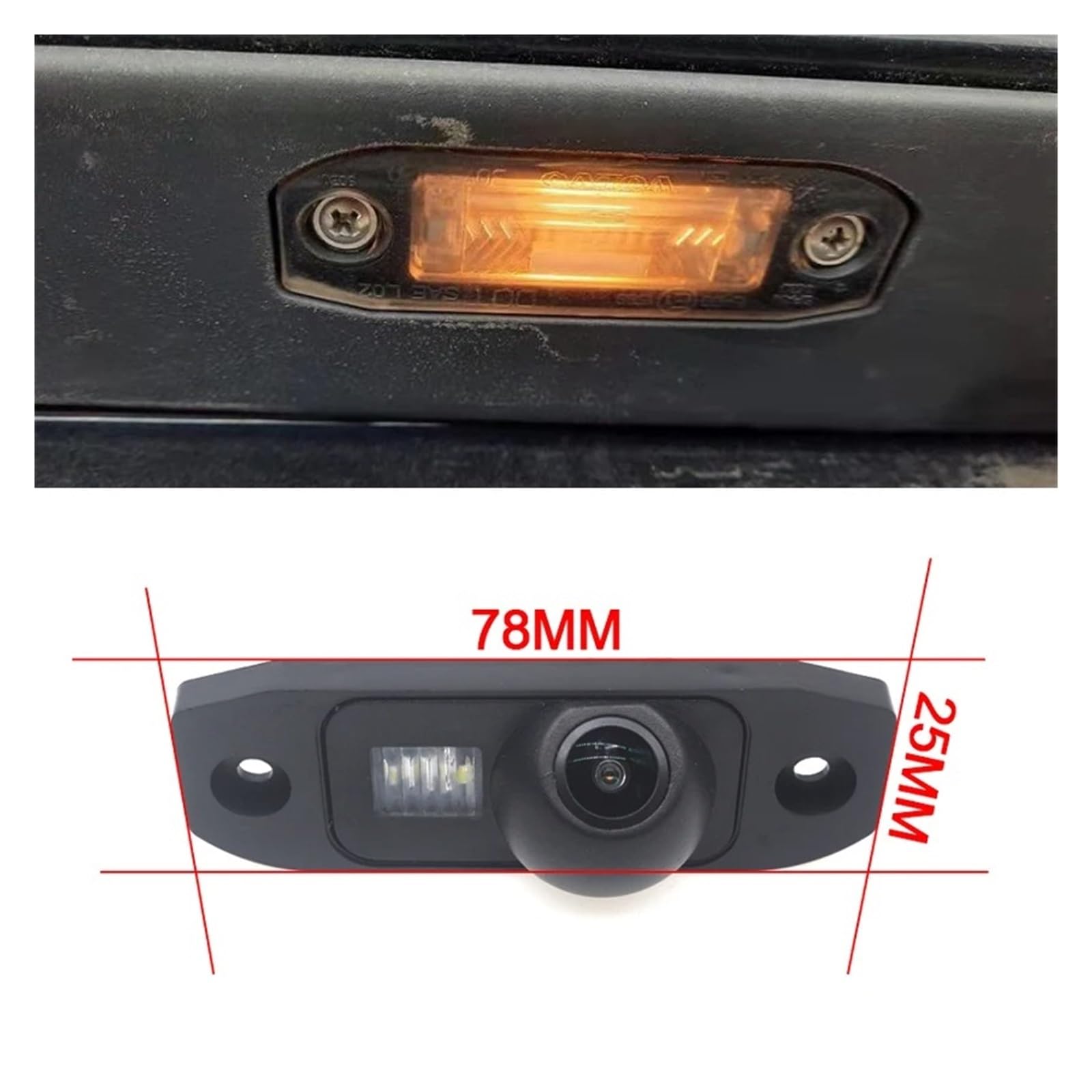 Zamiennik kamery cofania samochodu do Volvo do XC90 2002 2003 2004 2005 2006-2014 CCD Full HD noktowizor kamera cofania samochodu kamera cofania (kamera) (kamera)