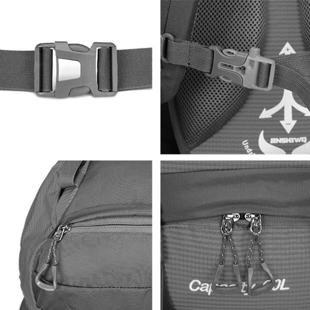 Senderismo Mochila 60L - Senderismo Mochila de Viaje Ligero, Impermeable, portátil y Transpirable Cubierta Compartimiento para portátil para Caminatas de Viaje Camping para Hombres y Mujeres