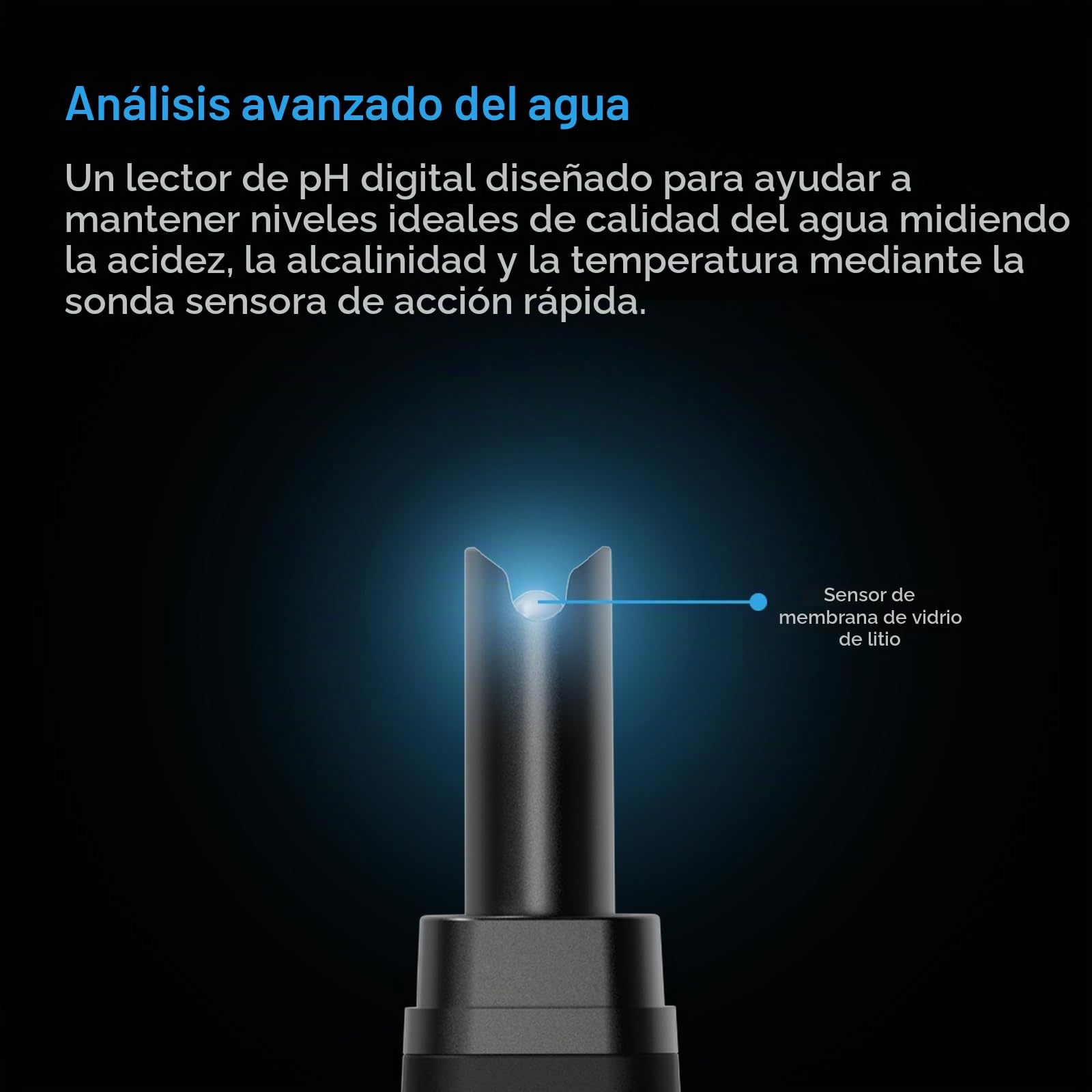 AC Infinity Kit de medidor de pH PRO, bolígrafo digital de alta precisión con precisión de pH de ± 0.01 y sonda intercambiable, medidor de pH de prueba de nutrientes para plantas hidropónicas de agua,
