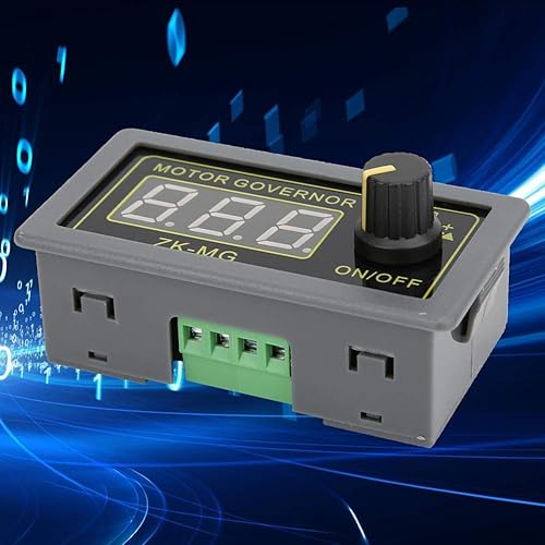 Miniatura 2 de DEWIN PWM Motor Driver, DC 5V 12V 24V 150W controlador de velocidad del motor regulador de velocidad ajustable con interruptor de perilla variable