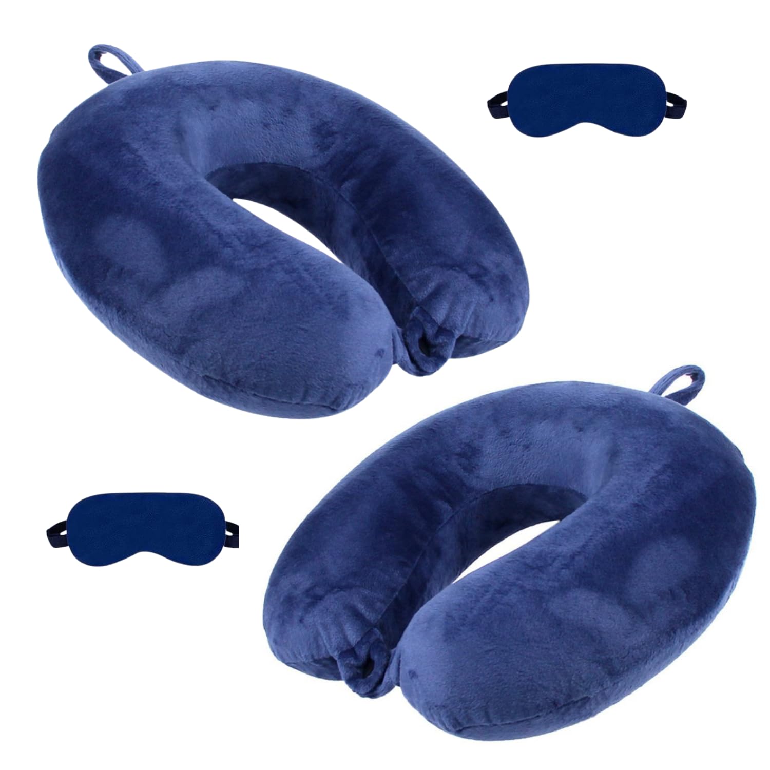 Royal Neck Pillow with Eye Mask for Travel & Comfort, Car Neck Rest - Travel Essential Car Pillow, Flight, and Train Accessory Pillow for Neck Pain Relief & Neck Pillow for Sleeping-image-14