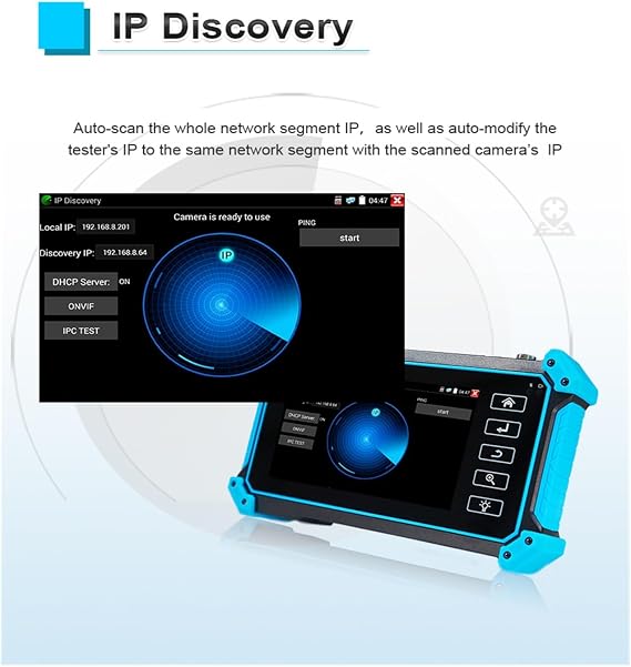 CCTVテストモニター Ipc テスター 5200c Plus CCTV デジタル Rj45 ネットワーク ケーブル Lan Cftv カメラ Vga モニター Ip POEIPC-1800ADH PLUS