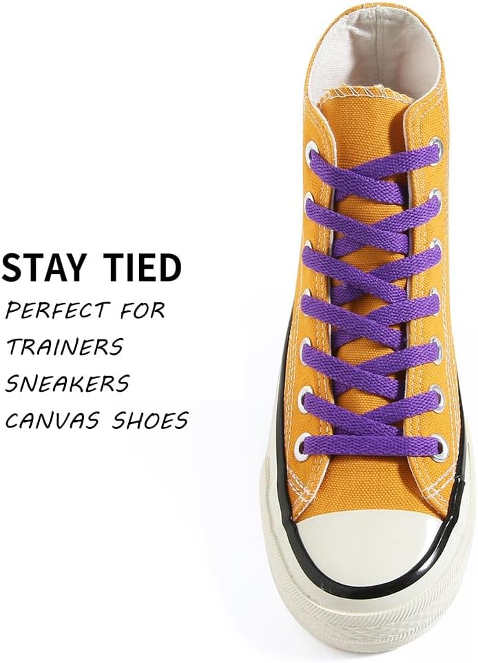 VSUDO Flat Shoe Laces for Sneakers, Shoelaces for Sneakers, Athletic Shoelaces - Image 3