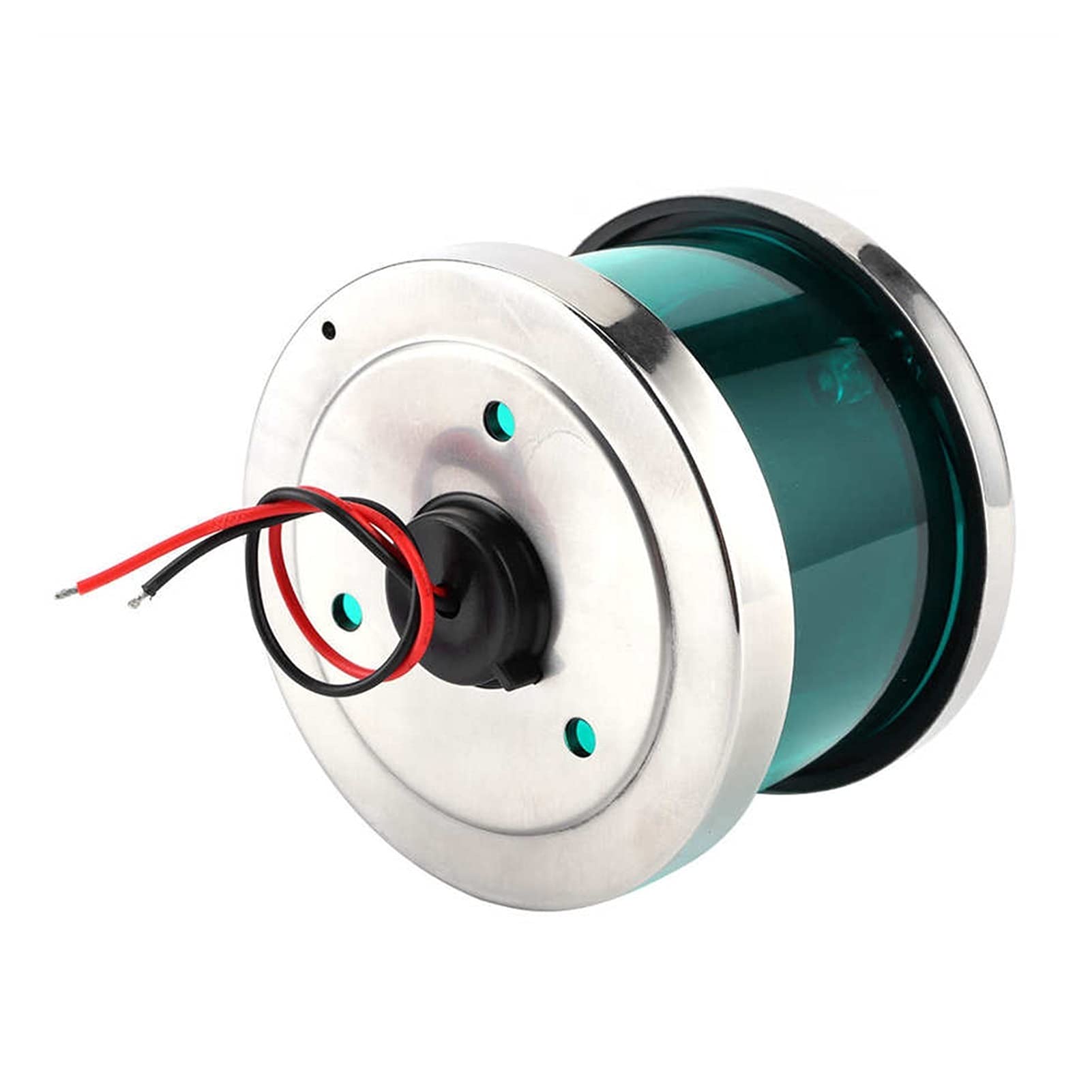 Barca marina in acciaio inox 1 2V 360 ° IP66 Verde GUIDATO Segnale di alloggiamento trasparente della luce navigazione for gli yacht Per la navigazione e la pesca