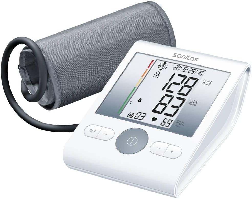 Sanitas SBM22 Upper Arm Blood Pressure Monitor, White