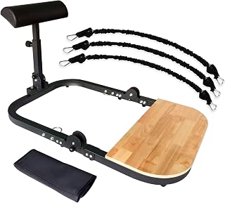 Hip Thrust Machine for High Resistance Glute Workout Equipment,Glute Machine Home Gym Hip Thrust Bench Comes with 50, 100, and 150 Lbs of Resistance