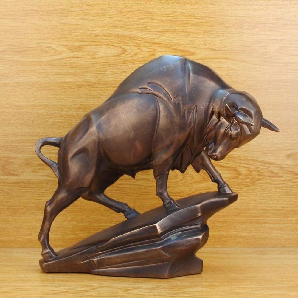 Sculpture Bust Handmade Brass Statue Retro Polyresin Animal Decor Craft Ornament Ornaments