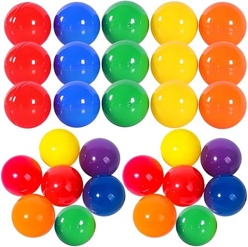Zerodeko 100 Uds., bolas de lotería para fiesta, bolas de lotería de colores, bolas de pong, bolas de sorteo, bolas de juego de lotería, bolas de