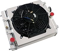 Vista 7 de Radiador compatible con Honda Civic 1992-2000 1.5L 1.6L L4 Gas y Acura Integra 1994-2001 1.8L L4 Gas, radiador de aluminio completo de 2 filas +