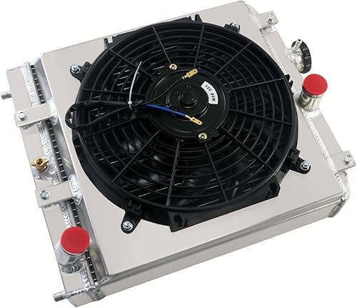 Miniatura 7 de Radiador compatible con Honda Civic 1992-2000 1.5L 1.6L L4 Gas y Acura Integra 1994-2001 1.8L L4 Gas, radiador de aluminio completo de 2 filas +