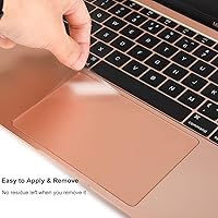 Vista 2 de Protector de trackpad para MacBook Air 2021 2020 de 13 pulgadas A2337 M1 A2179 A1932 Touch Pad cubierta antiarañazos para MacBook Air de 13 pulgadas