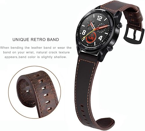 Miniatura 3 de Correa de reloj compatible con Samsung Galaxy Watch 3 de 1.772 pulgadas, reloj de 1.811 pulgadas, Gear S3 Frontierbandas de repuesto clásicas,
