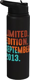 Limited Edition September 2013 Birthday Stainless Steel Insulated Water Bottle