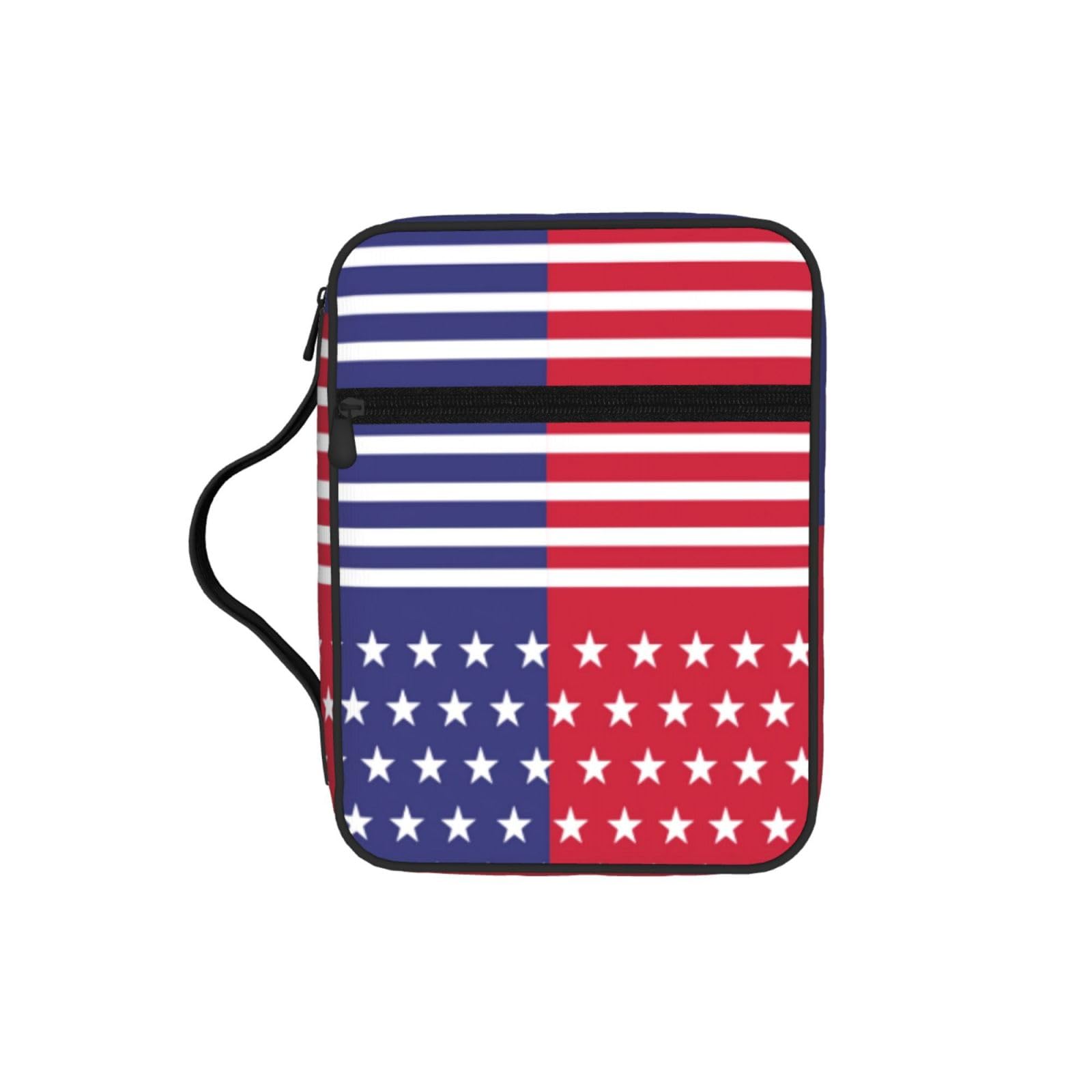 American Flags Bible Cover Case Waterproof Bible Bag With Handle Organizer Storage Book Cover For Bible Study