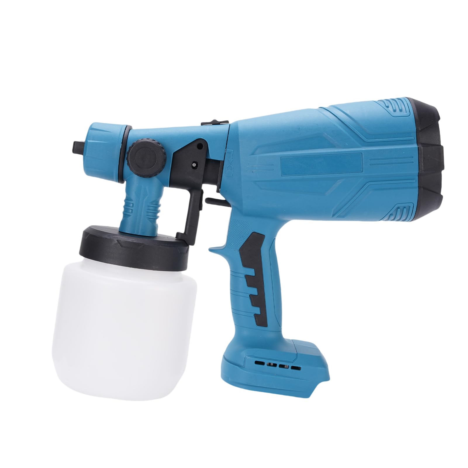 Pistola Pulverizadora de Pintura Eléctrica con Motor de Cobre de Alta Presión para Uso Doméstico Pulverizador Inalámbrico Ligero de 800 Ml (6 boquillas)