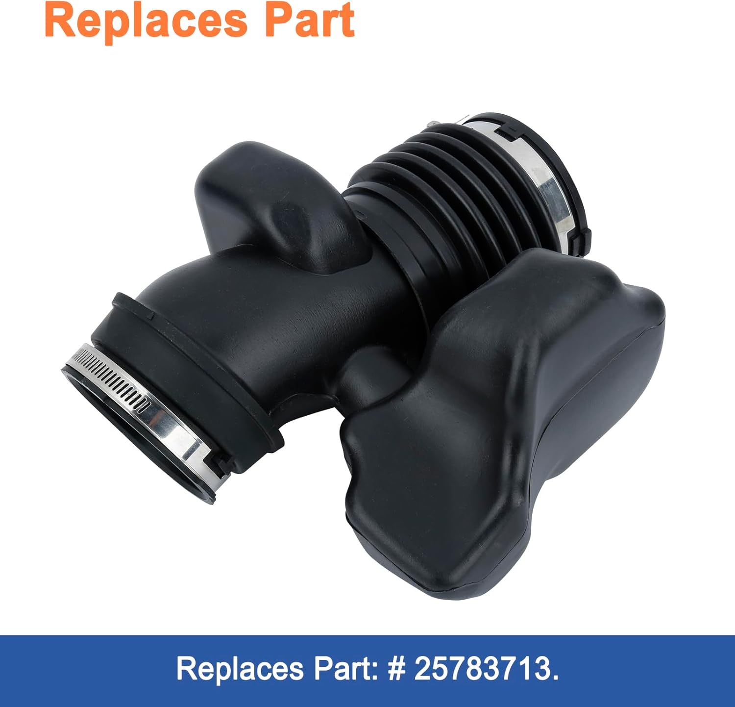 Engine Air Intake Hose (Tube With Clamps).Fits for 2009-2011 Buick Enclave,Chevy Traverse,GMC Acadia,Saturn Outlook. Replaces Part # 25783713.