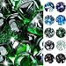 onlyfire Reflective Fire Glass Diamonds for Natural or Propane Fire Pit, Fireplace, or Gas Log Sets, 10-Pound, 1/2-Inch, Emerald Green
