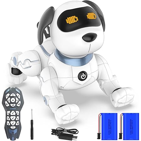 Amazon Tksk ロボパピー フレンドリー モカ 犬型ロボット じゃれたり散歩したりプログラム機能付き ラジコン ドローン 通販