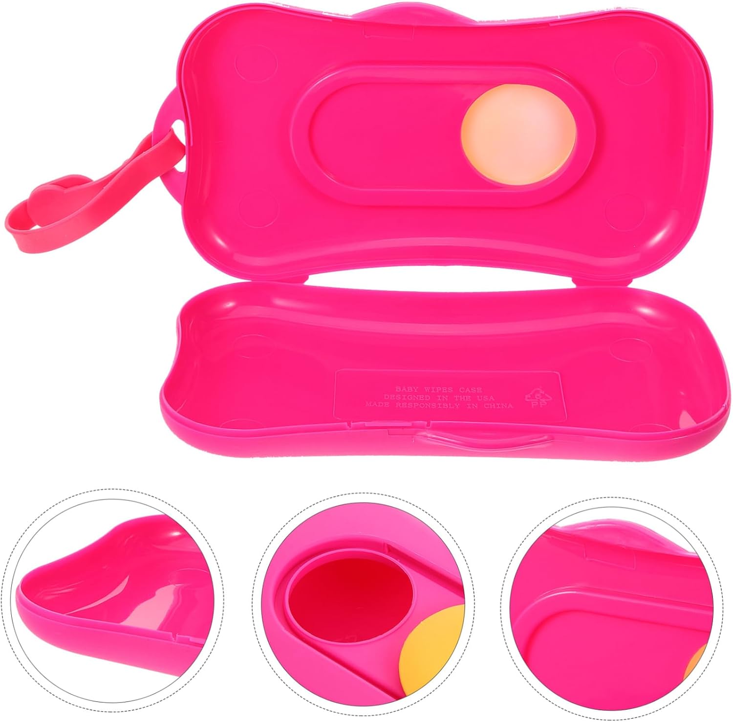 Ciieeo Baby Wipes Holder for Diaper Bag Portable Wipe Dispenser for Travel Alternative Easy to Carry
