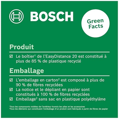 Télémètre laser – BOSCH EasyDistance 20m - vue 4