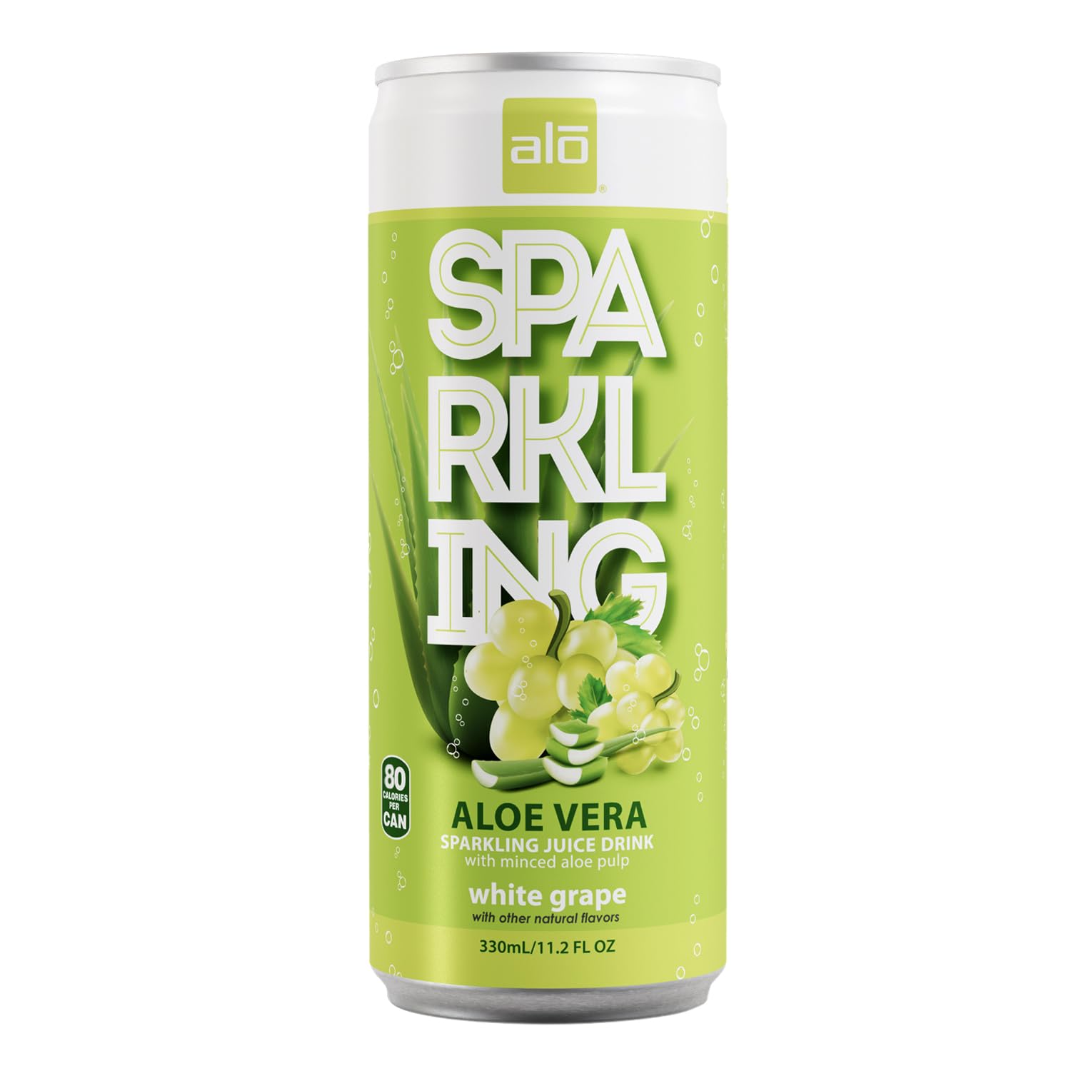Amazon.com : ALO Sparkling White Grape Carbonated Aloe Vera Juice