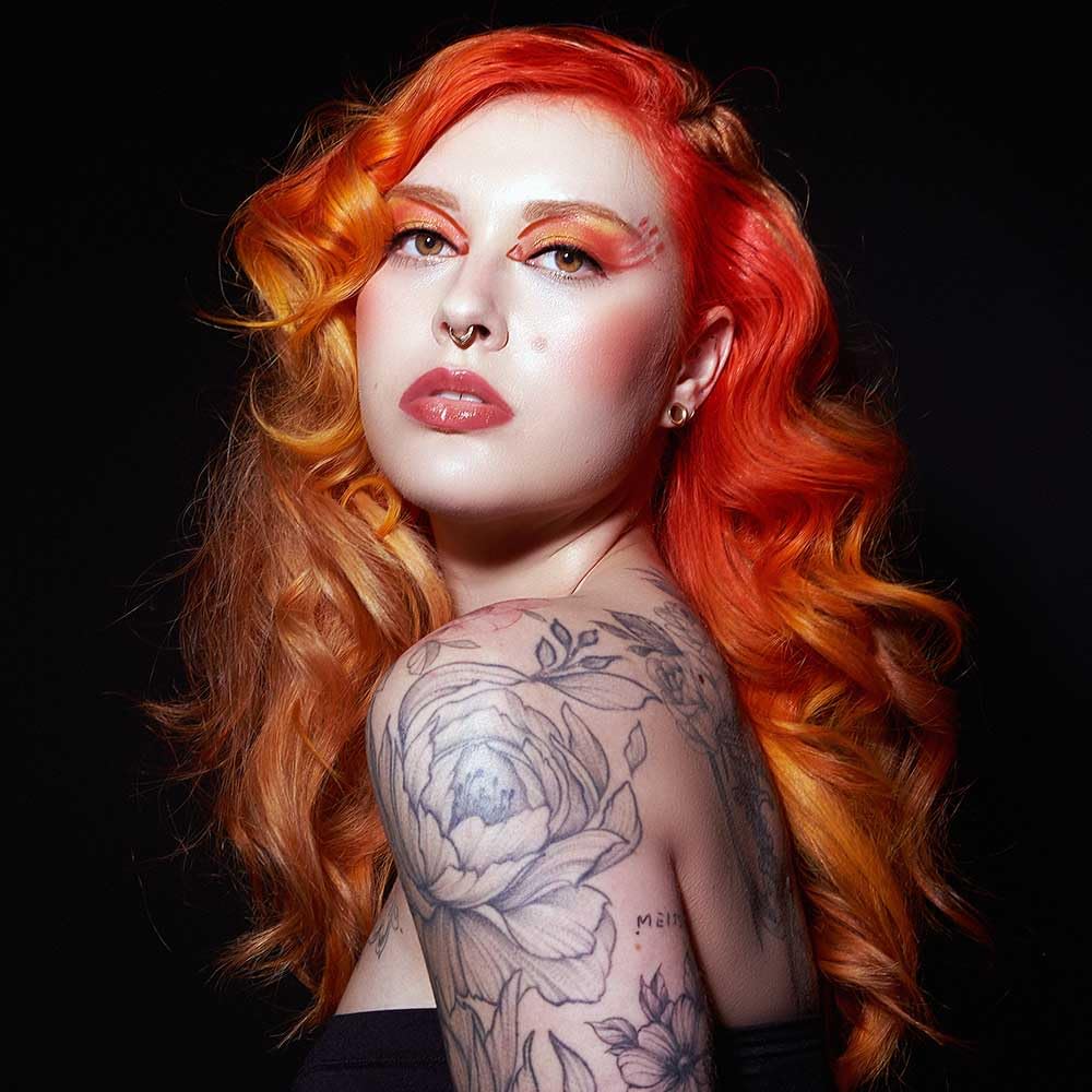 Attitude Hair Dye Tinte capilar semipermanente FIRE FIRE Trio Juego combinado de 3 botes de tinte para el cabello Rojo/Naranja
