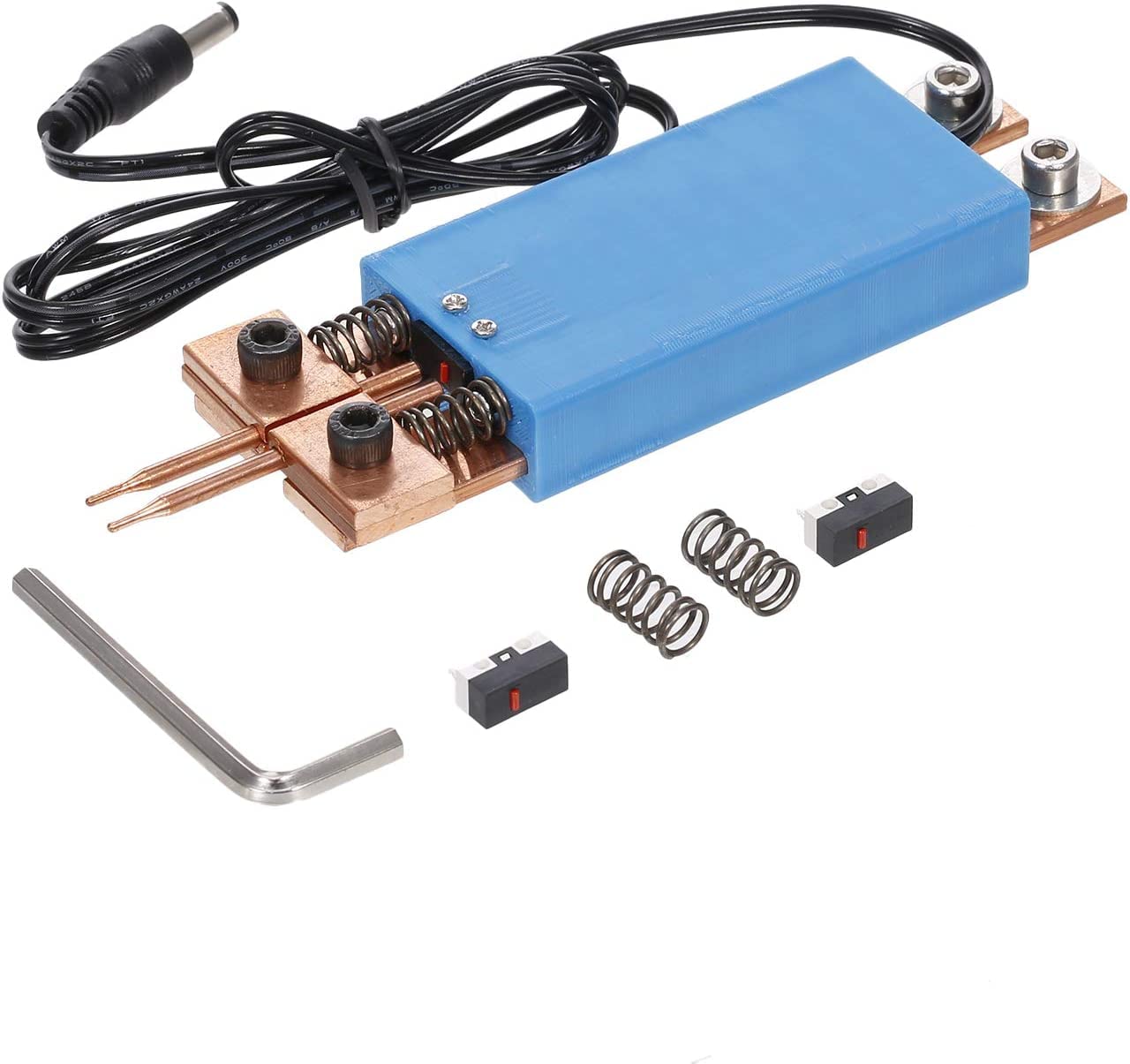 IDUINO Handheld Spot Welding Pen Handle Automatic Trigger Built-in Switch for DIY Spot Welder Battery Welding Machine -Blue-image-3
